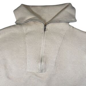 Express Cream Women’s Funnel Neck Like Sweater Y2K